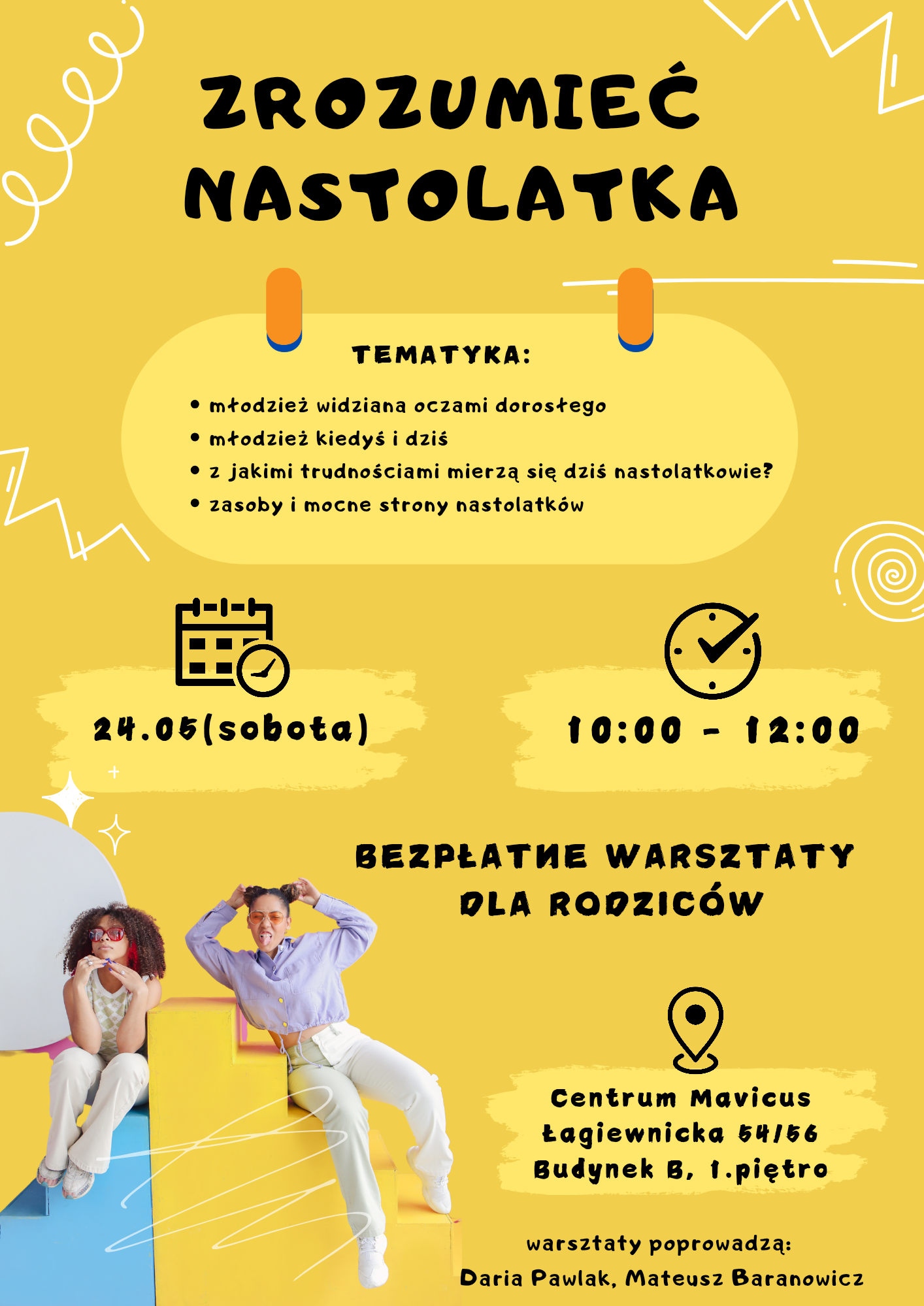 Bezpłatne warsztaty dla rodziców – „Zrozumieć nastolatka”